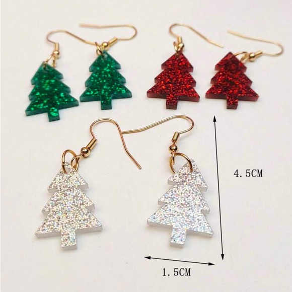 Set of 3 Holiday earrings - Picture 3 of 3